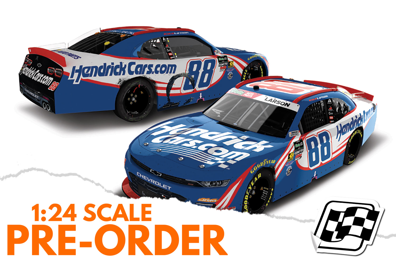 2026 Kyle Larson 1:24 HendrickCars.com Las Vegas Race Win Diecast