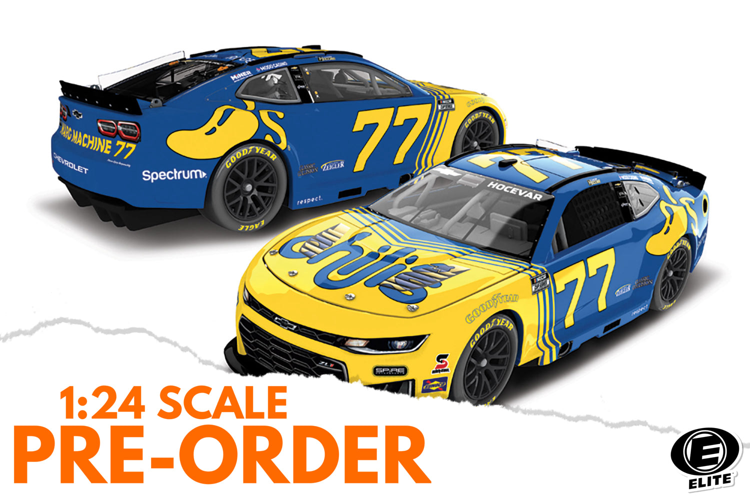 2026 Carson Hocevar 1:24 Chili's "Marg Machine" Throwback ELITE Diecast