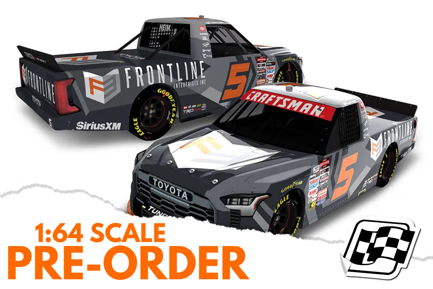 2026 Corey Heim 1:64 Frontline Darlington Race Win Diecast