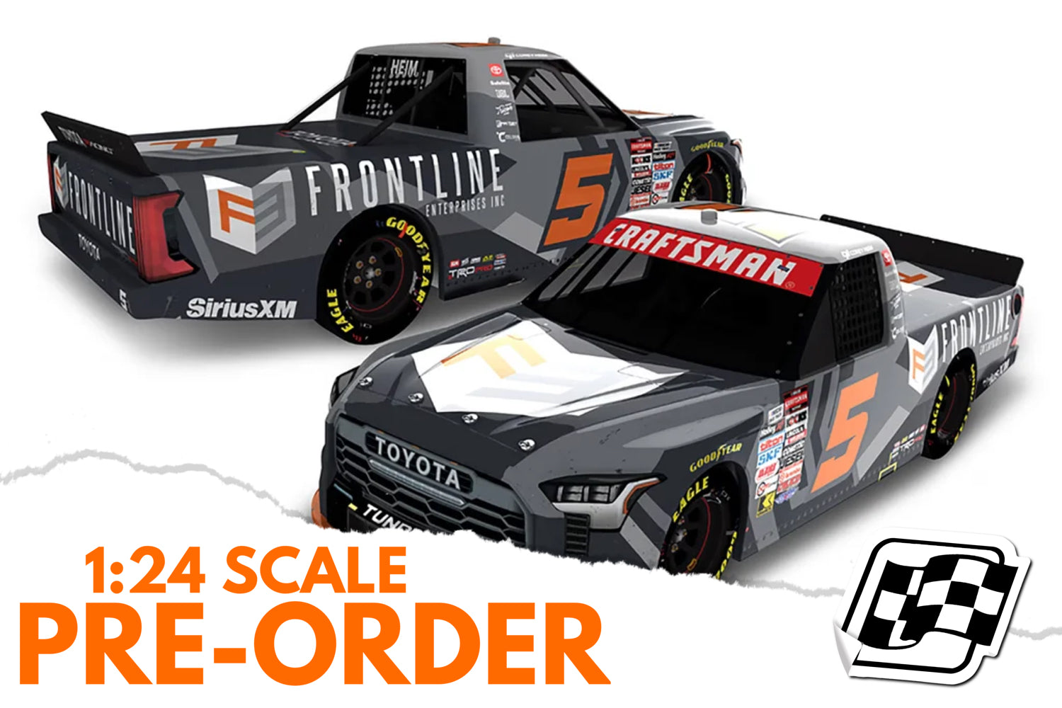 2026 Corey Heim 1:24 Frontline Darlington Race Win Diecast