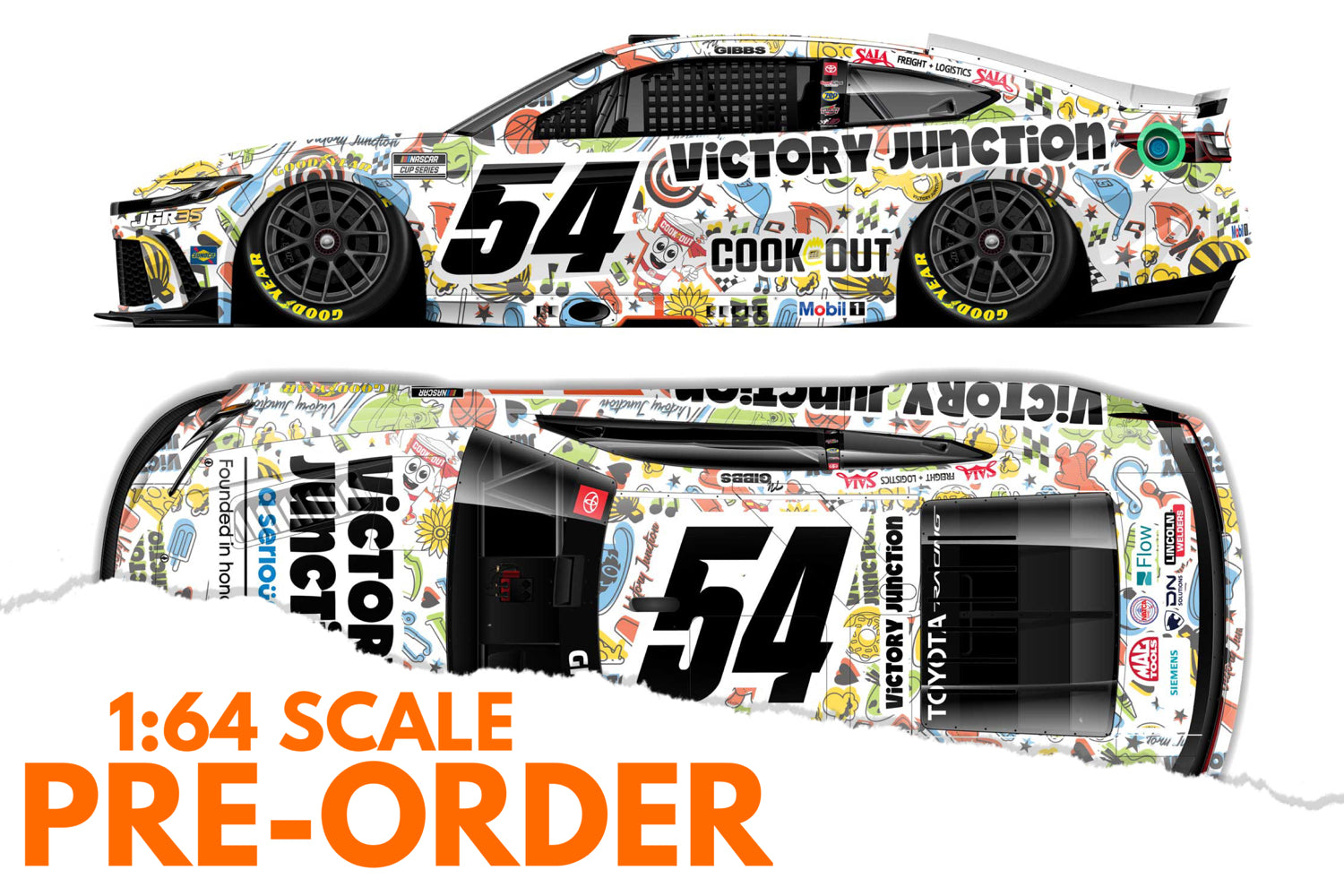 2026 Ty Gibbs 1:64 Victory Junction NASCAR Diecast