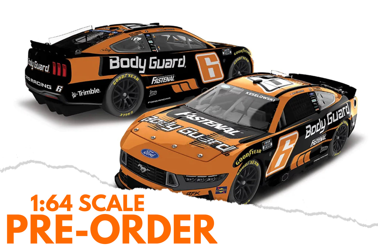2026 Brad Keselowski 1:64 Body Guard Diecast