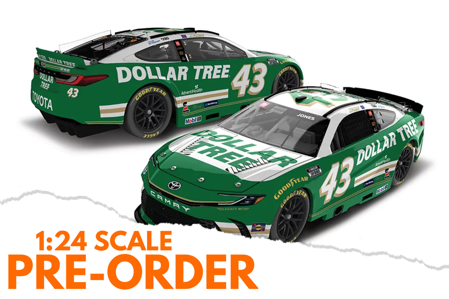 2026 Erik Jones 1:24 Dollar Tree NASCAR Diecast