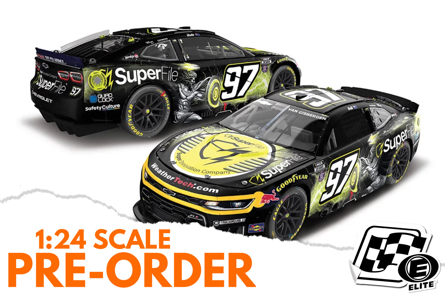 2026 Shane van Gisbergen 1:24 SuperFiles Watkins Glen Go Bowling Race Win ELITE NASCAR Diecast