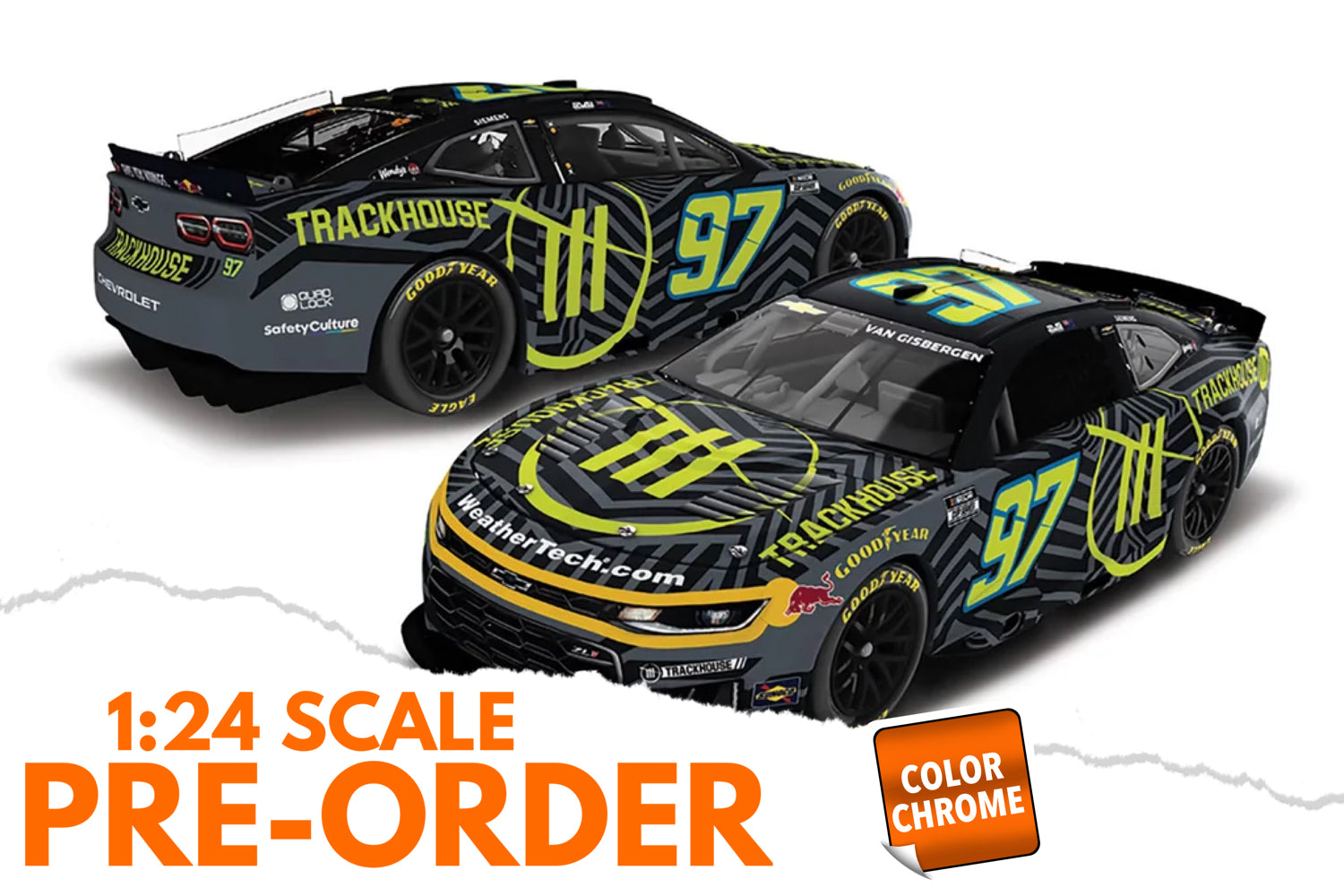 2026 Shane van Gisbergen 1:24 Trackhouse NASCAR COLOR CHROME Diecast