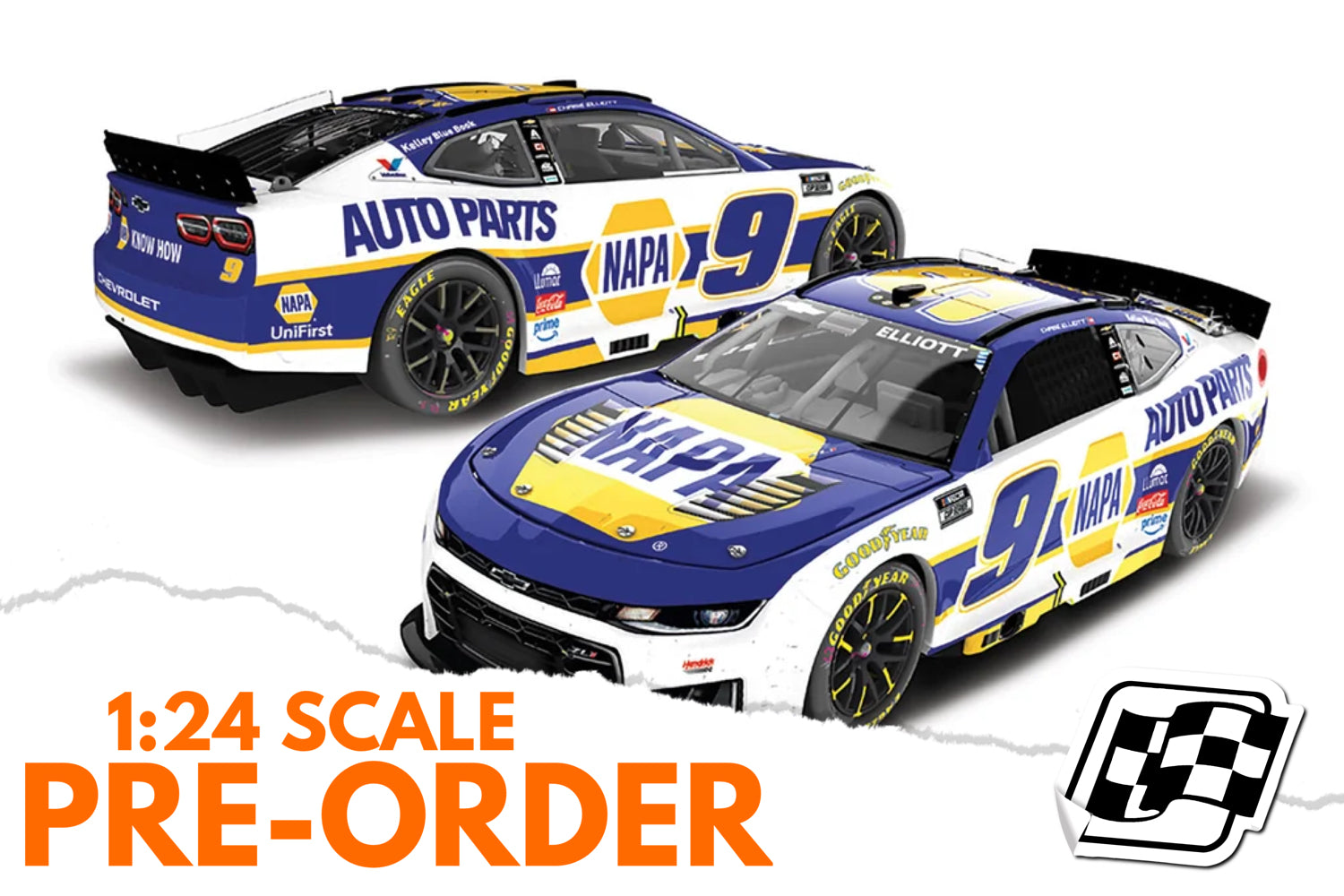 2026 Chase Elliott 1:24 NAPA Daytona Duel Race Win Diecast
