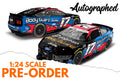 2026 Chris Buescher 1:24 Body Guard Salutes AUTOGRAPHED Diecast