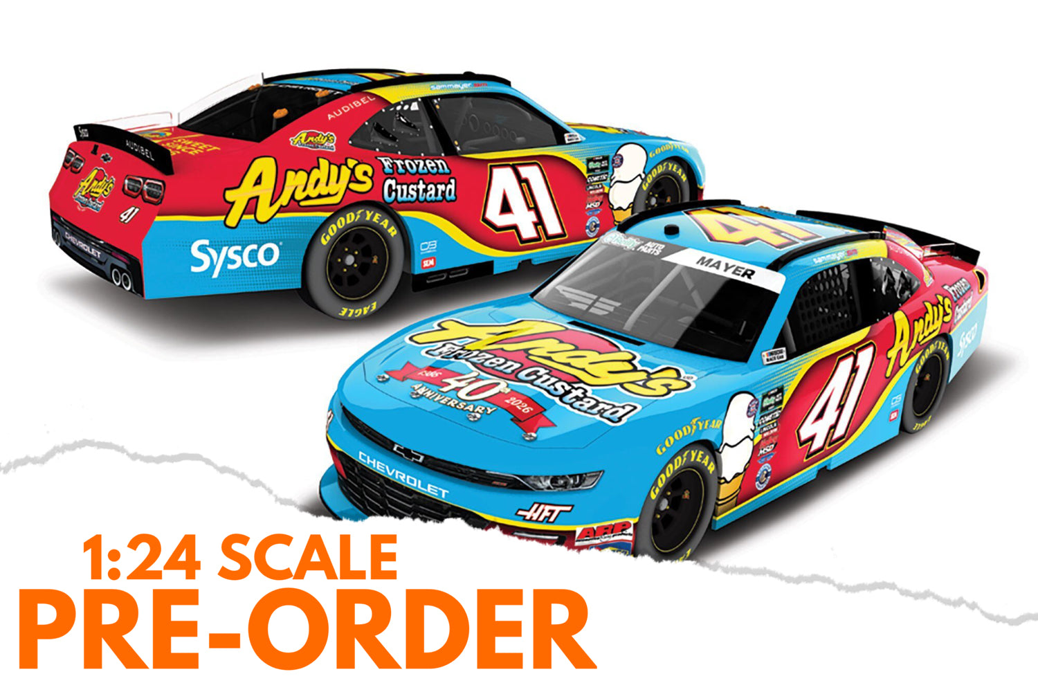 2026 Sam Mayer 1:24 Andy's Frozen Custard Diecast