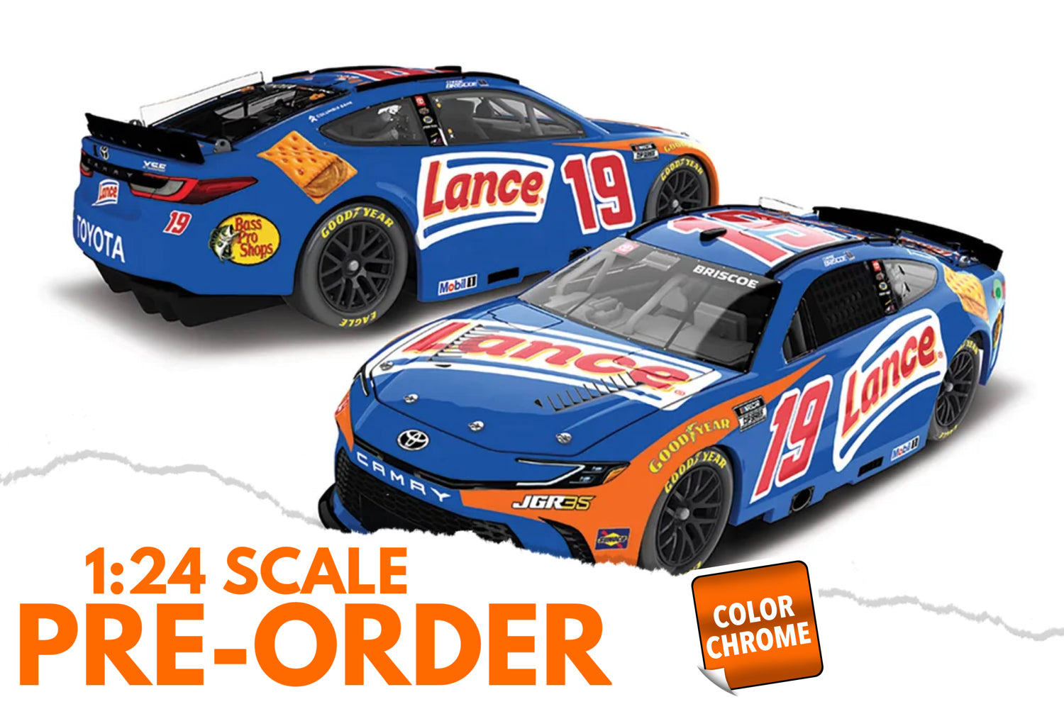 2026 Chase Briscoe 1:24 Lance Sandwich Crackers COLOR CHROME Diecast