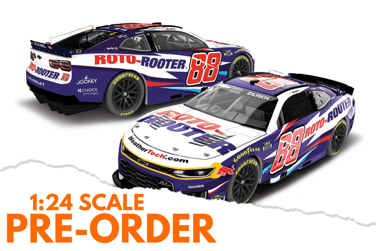 2026 Connor Zilisch 1:24 Roto-Rooter Diecast