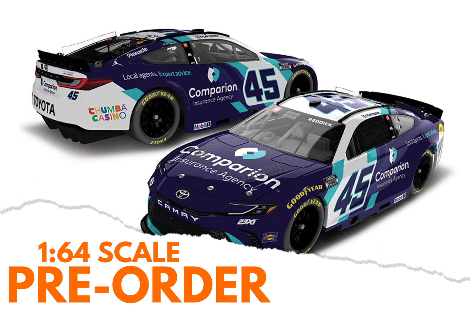 2026 Tyler Reddick 1:64 Comparion Insurance Agency Diecast