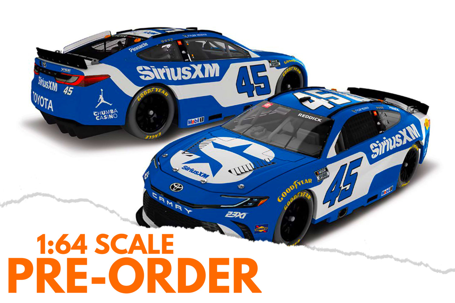 2026 Tyler Reddick 1:64 SiriusXM Diecast