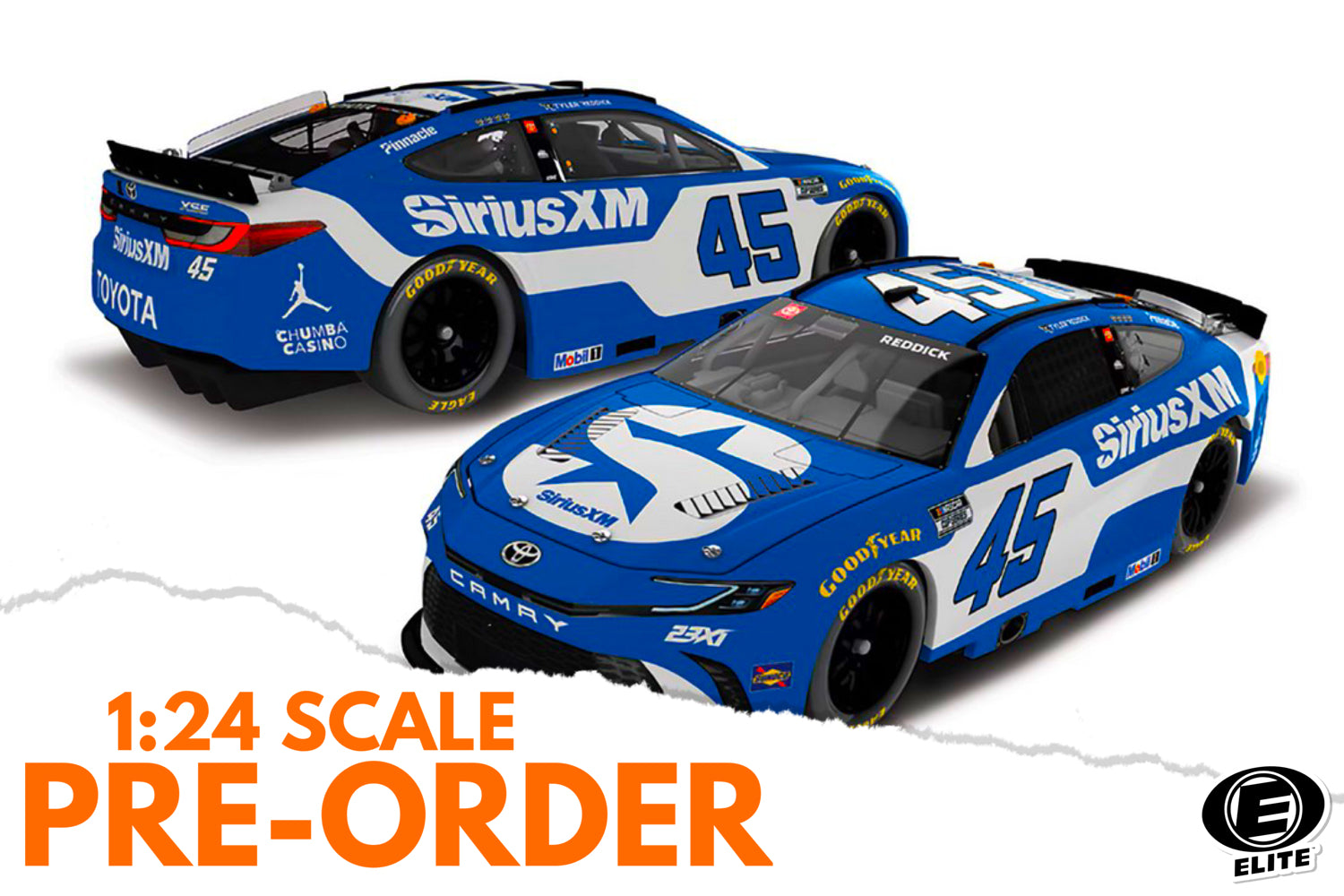 2026 Tyler Reddick 1:24 SiriusXM ELITE Diecast