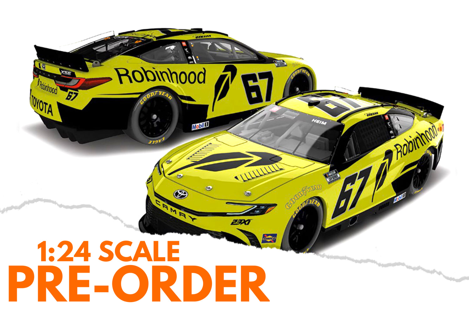 2026 Corey Heim 1:24 Robinhood Diecast