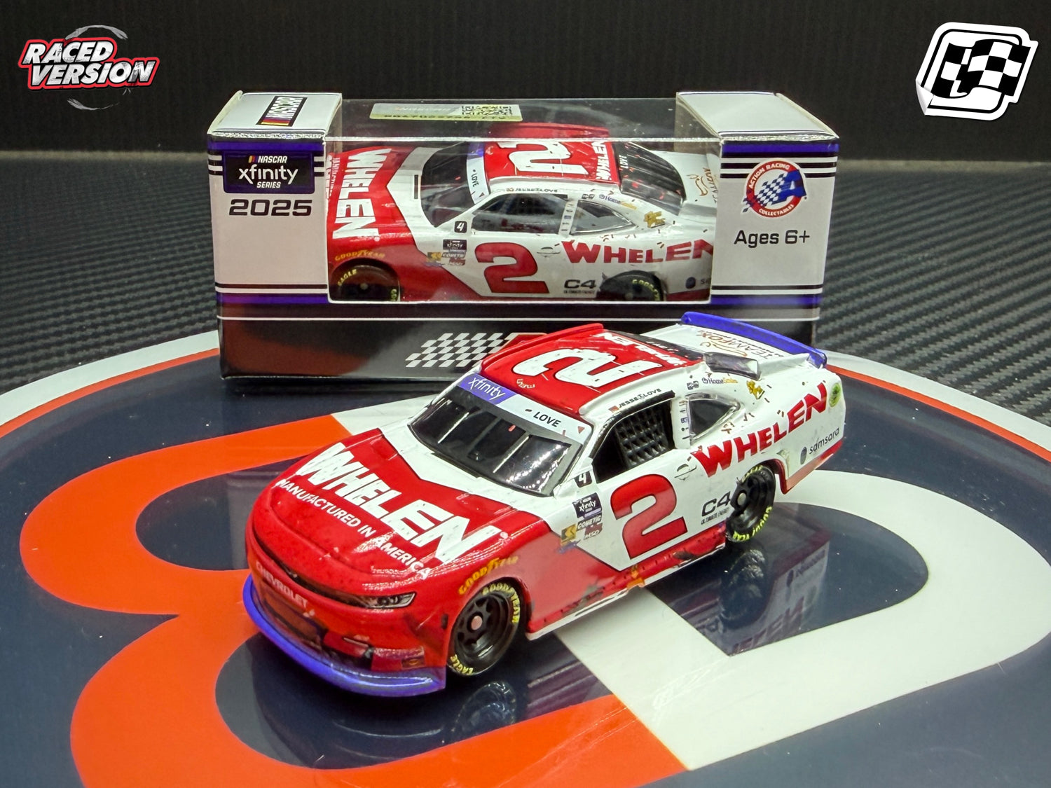 2025 Jesse Love 1:64 Whelen Phoenix Raced Version Diecast