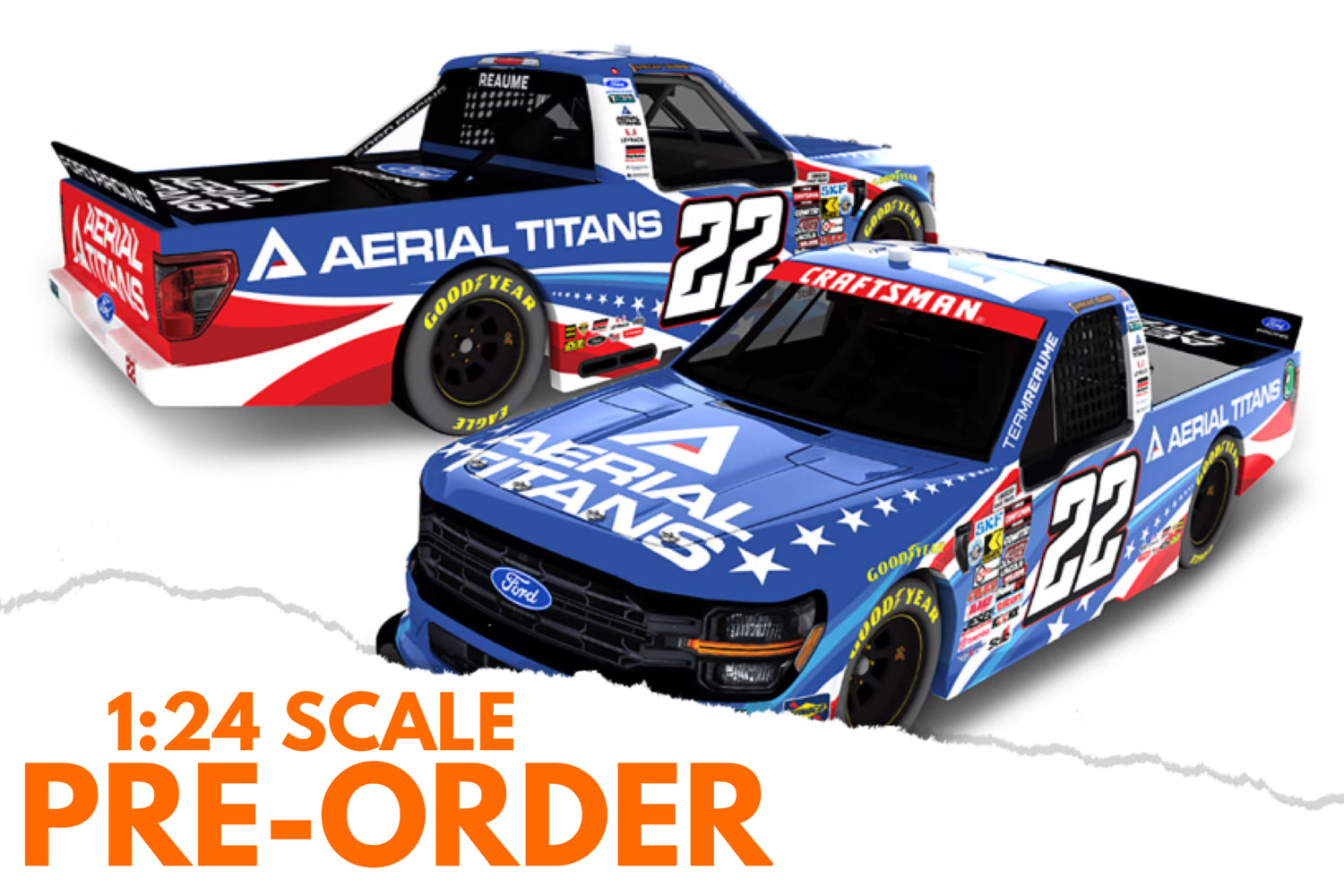 2026 Josh Reaume 1:24 Aerial Titans Diecast
