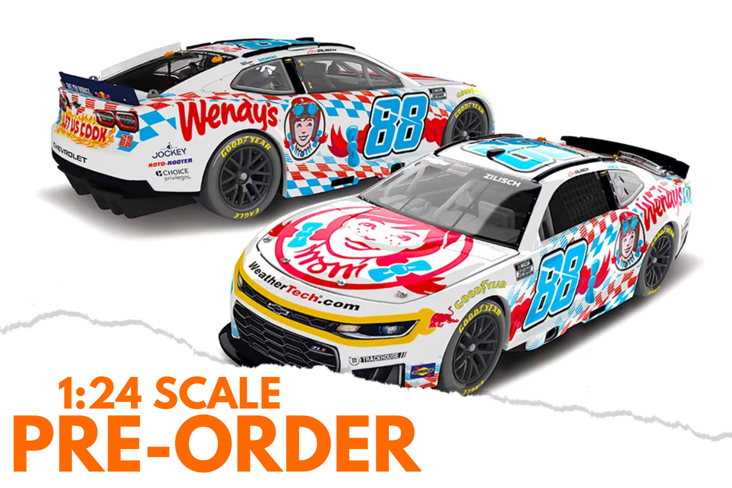 2026 Connor Zilisch 1:24 Wendy's Diecast