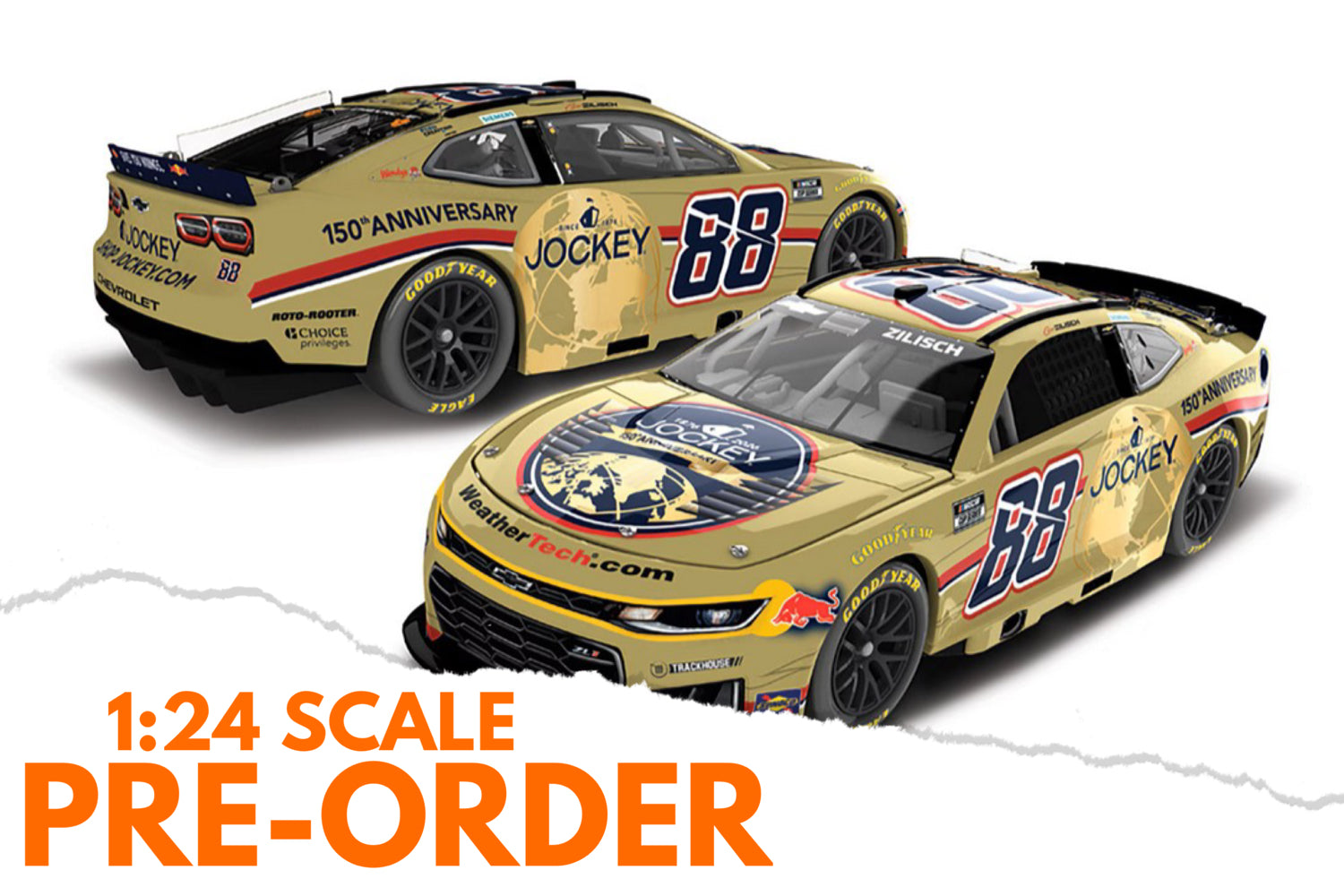 2026 Connor Zilisch 1:24 Jockey 150th Anniversary Diecast