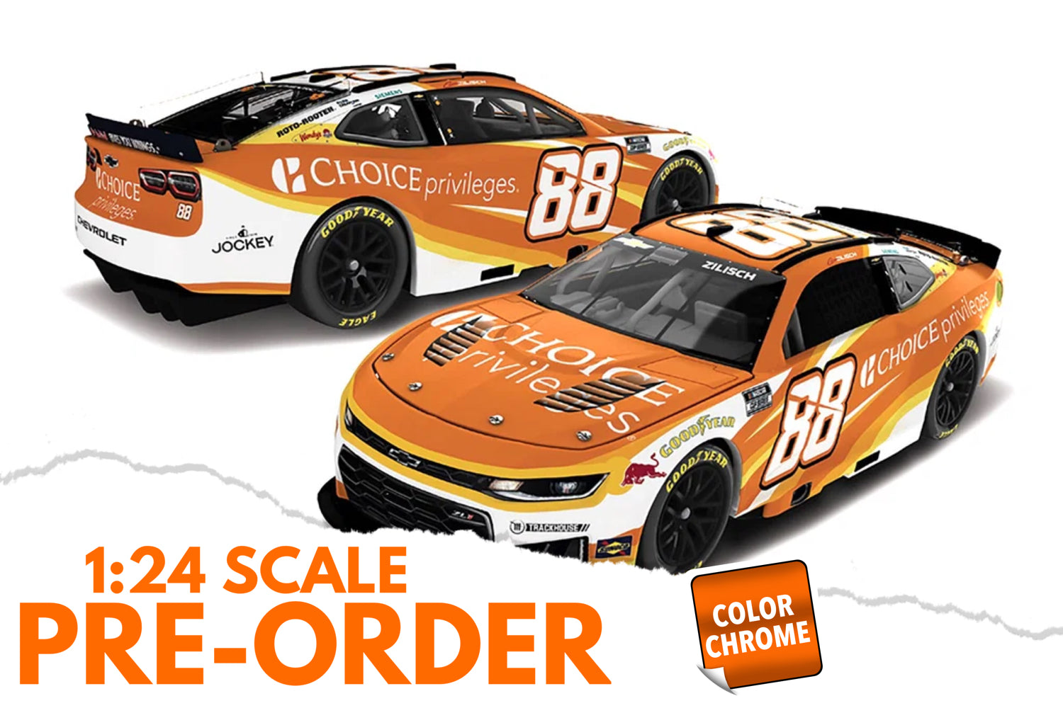 2026 Connor Zilisch 1:24 Choice Privileges COLOR CHROME Diecast