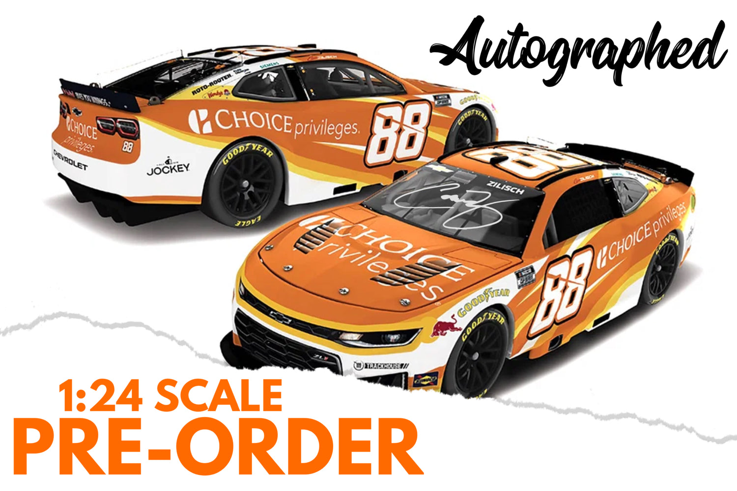 2026 Connor Zilisch 1:24 Choice Privileges AUTOGRAPHED Diecast