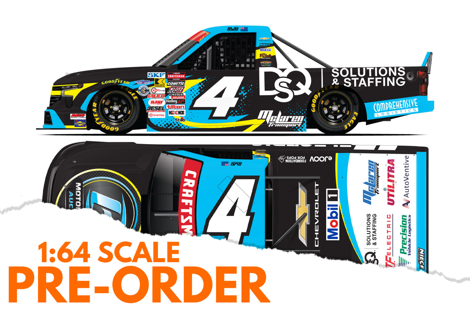 2026 Shane van Gisbergen 1:64 Circle B Motorsports Auctions Diecast