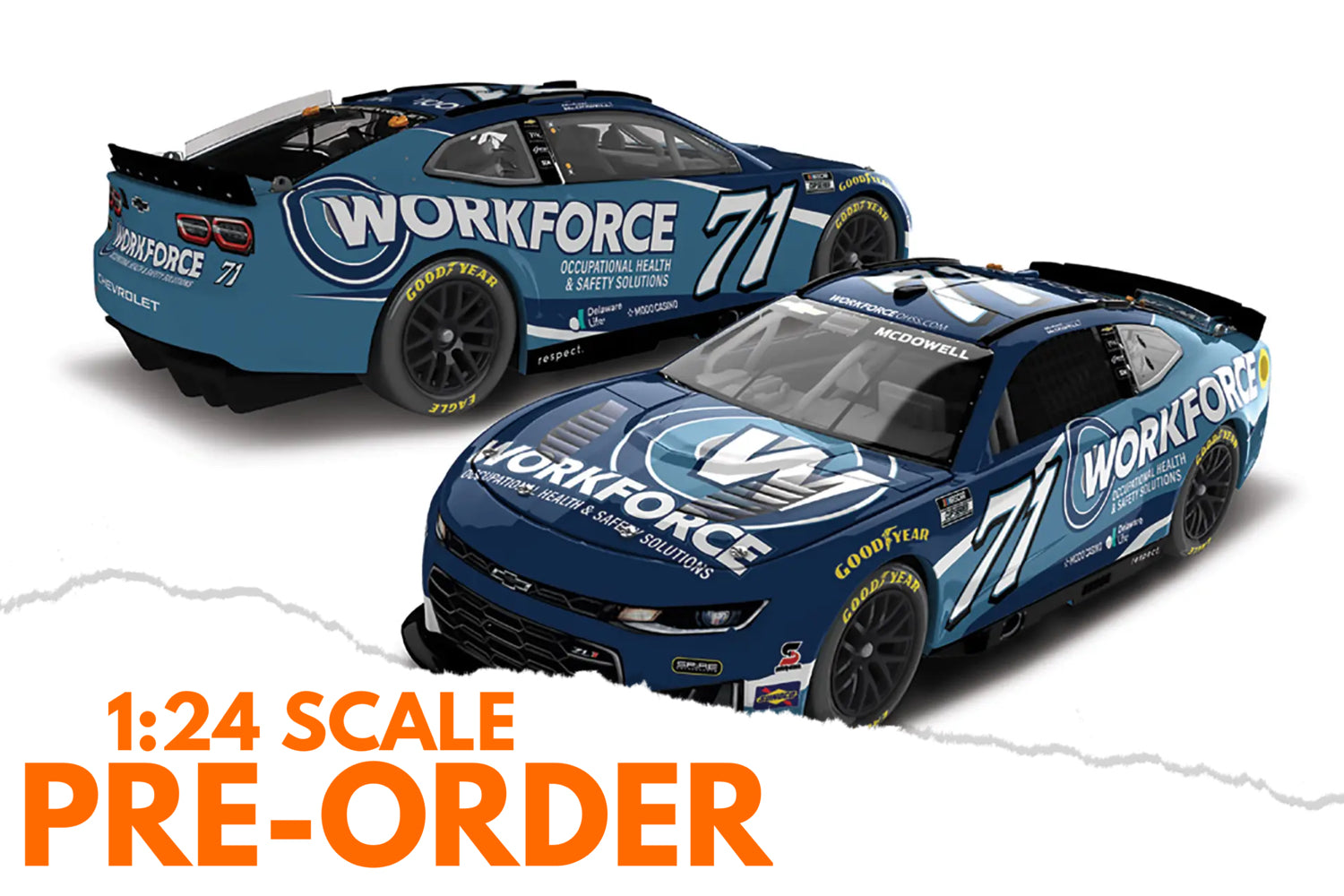 2026 Michael McDowell 1:24 Workforce Diecast