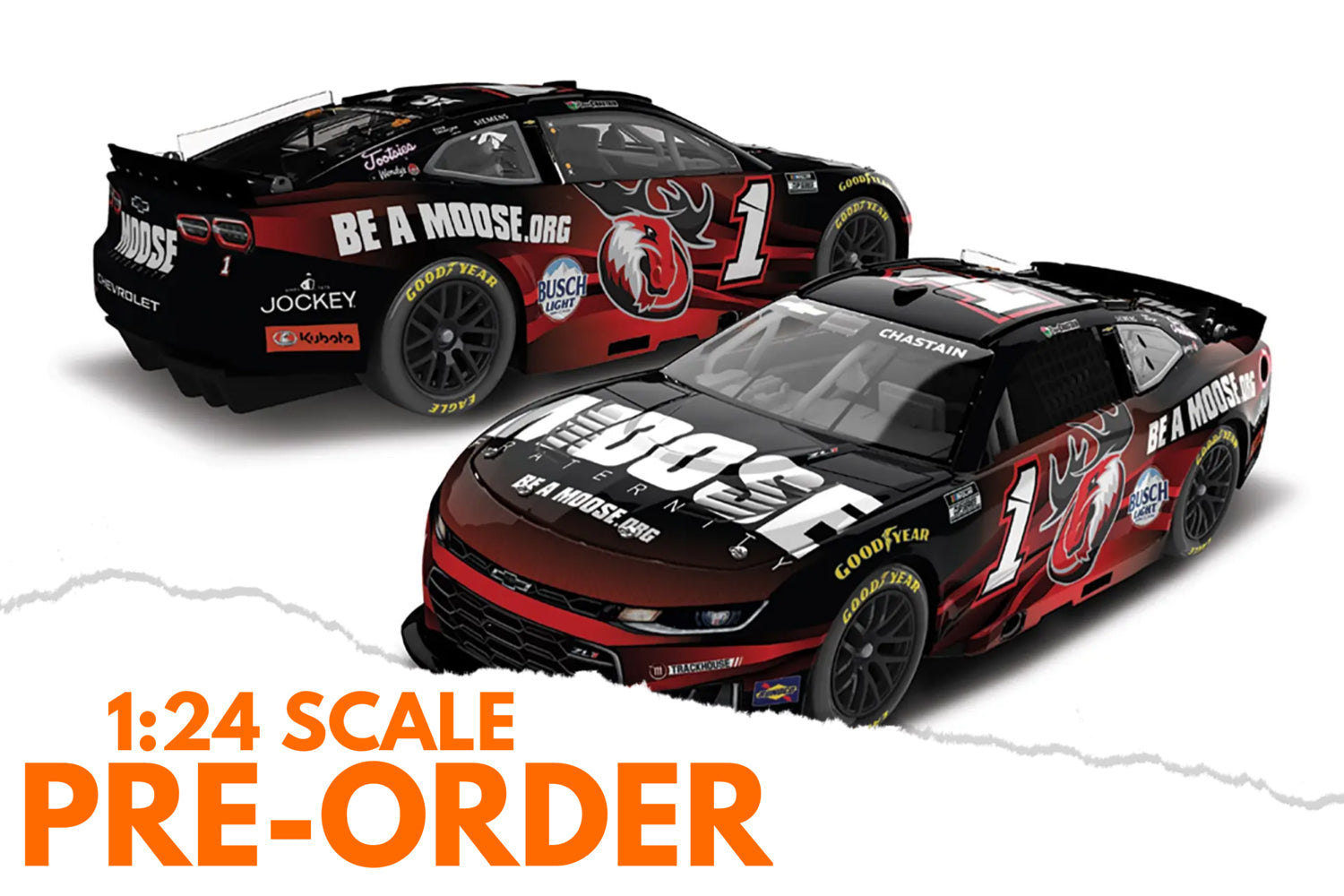 2026 Ross Chastain 1:24 Moose Fraternity Diecast