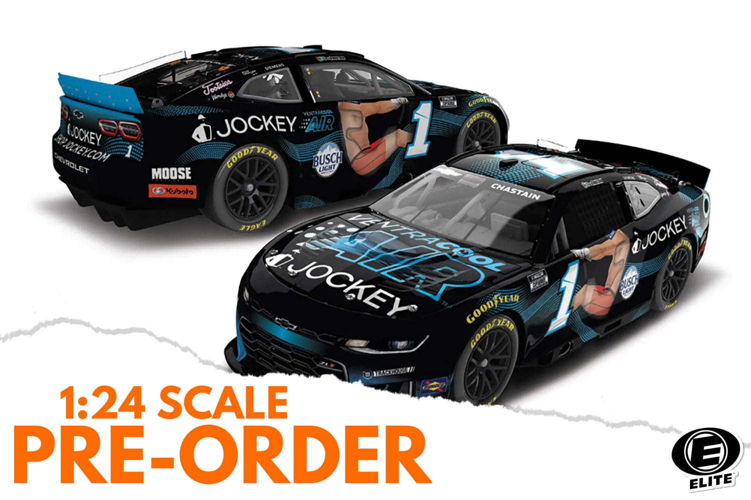 2026 Ross Chastain 1:24 Jockey Ventracool Air ELITE Diecast