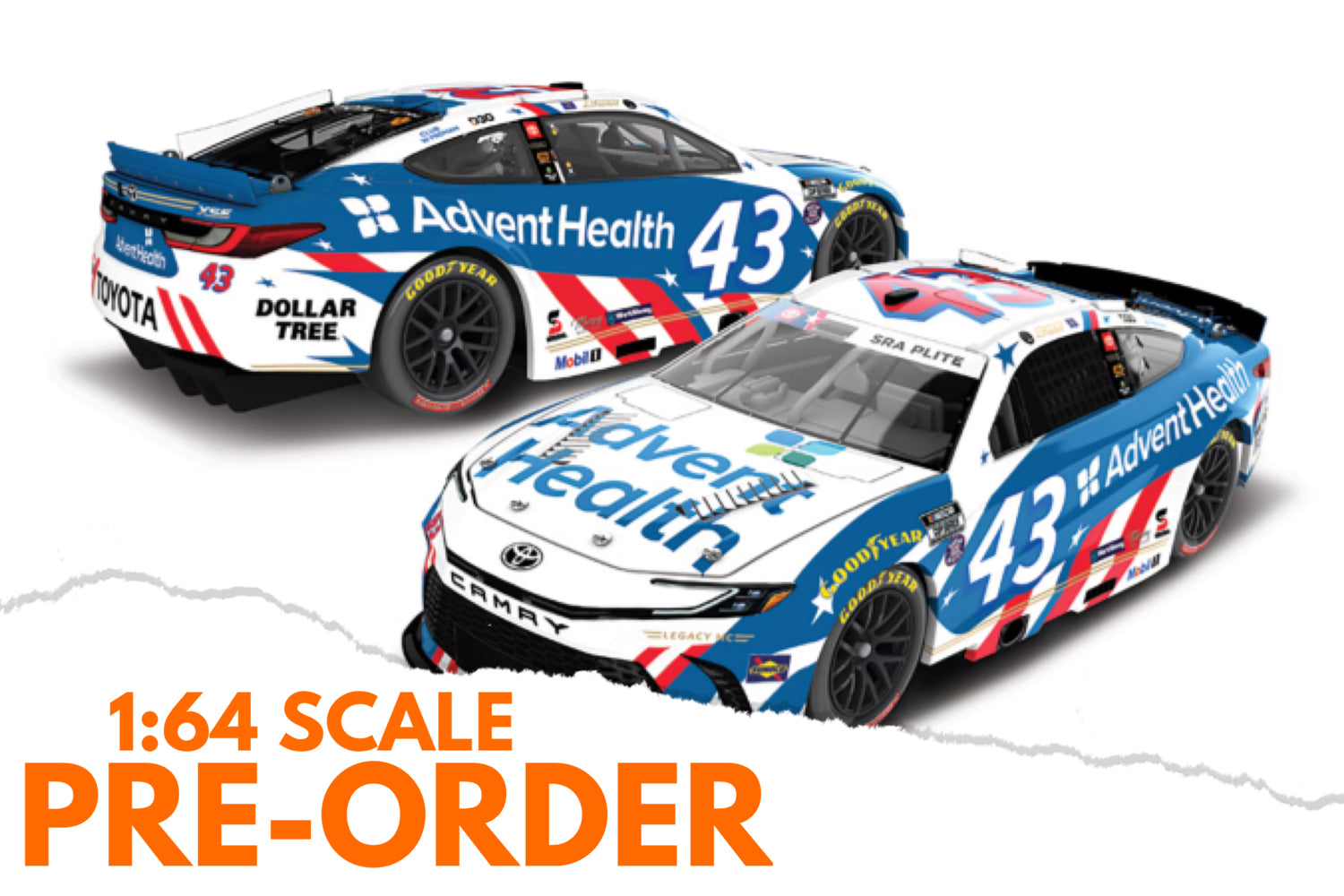 2026 Erik Jones 1:64 AdventHealth Patriotic Diecast