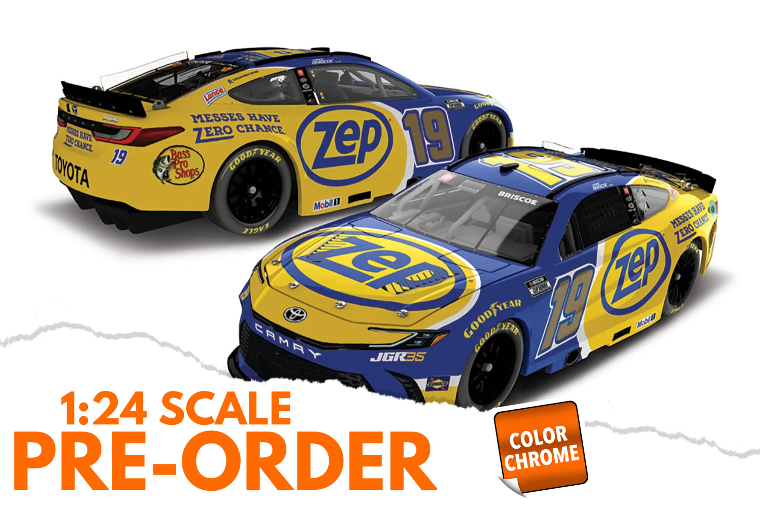 2026 Chase Briscoe 1:24 ZEP COLOR CHROME Diecast