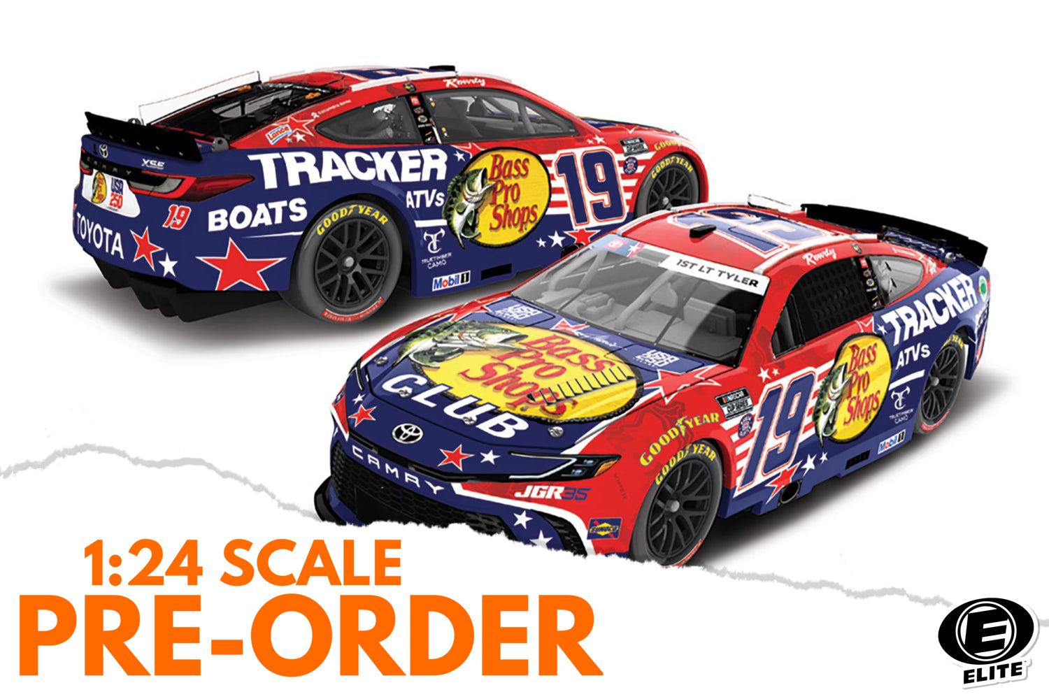 2026 Chase Briscoe 1:24 Bass Pro Shops / Tracker Salutes ELITE Diecast