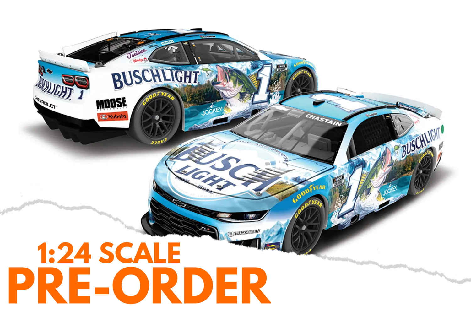 2026 Ross Chastain 1:24 Busch Light Fishing Diecast