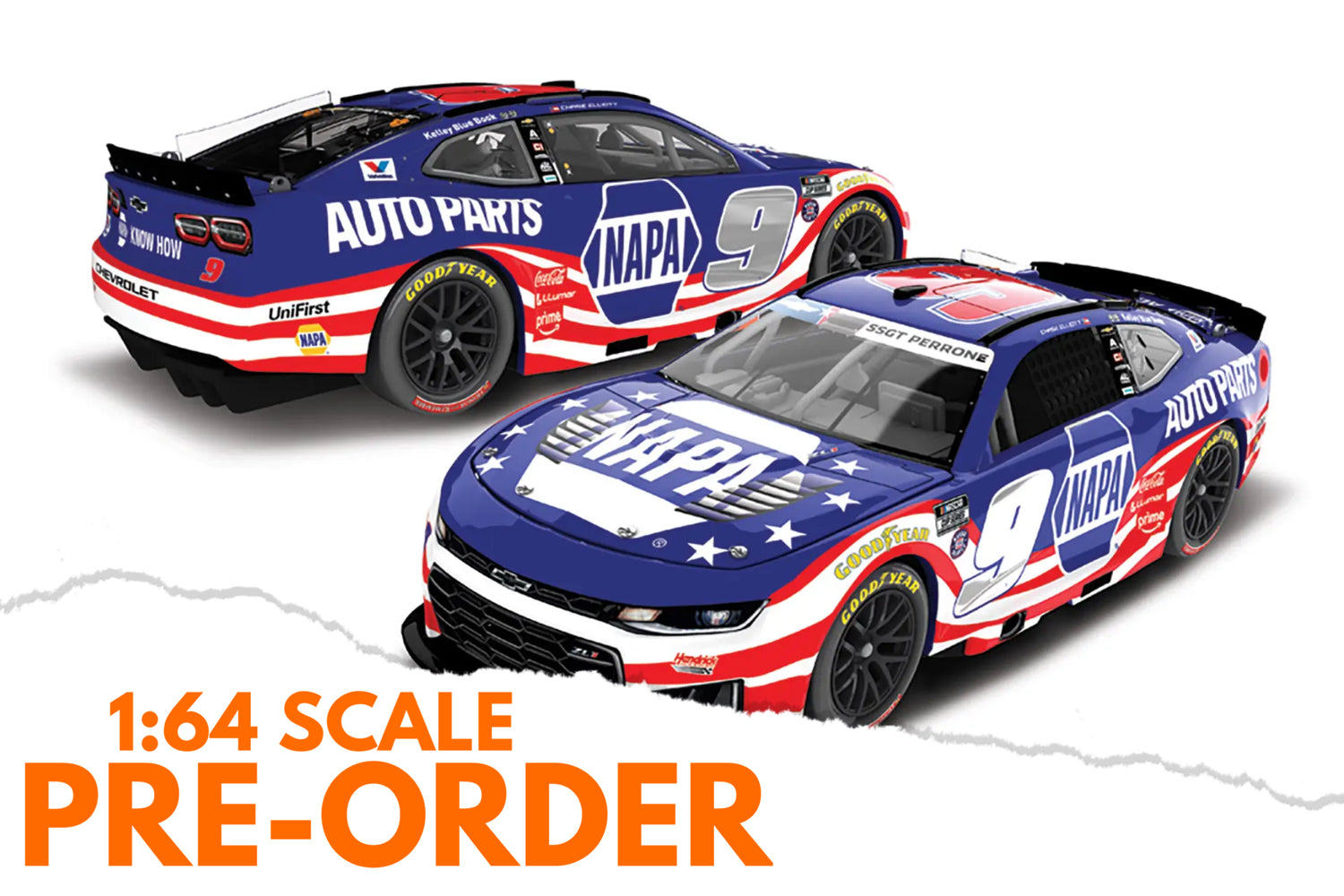 2026 Chase Elliott 1:64 NAPA Patriotic Diecast