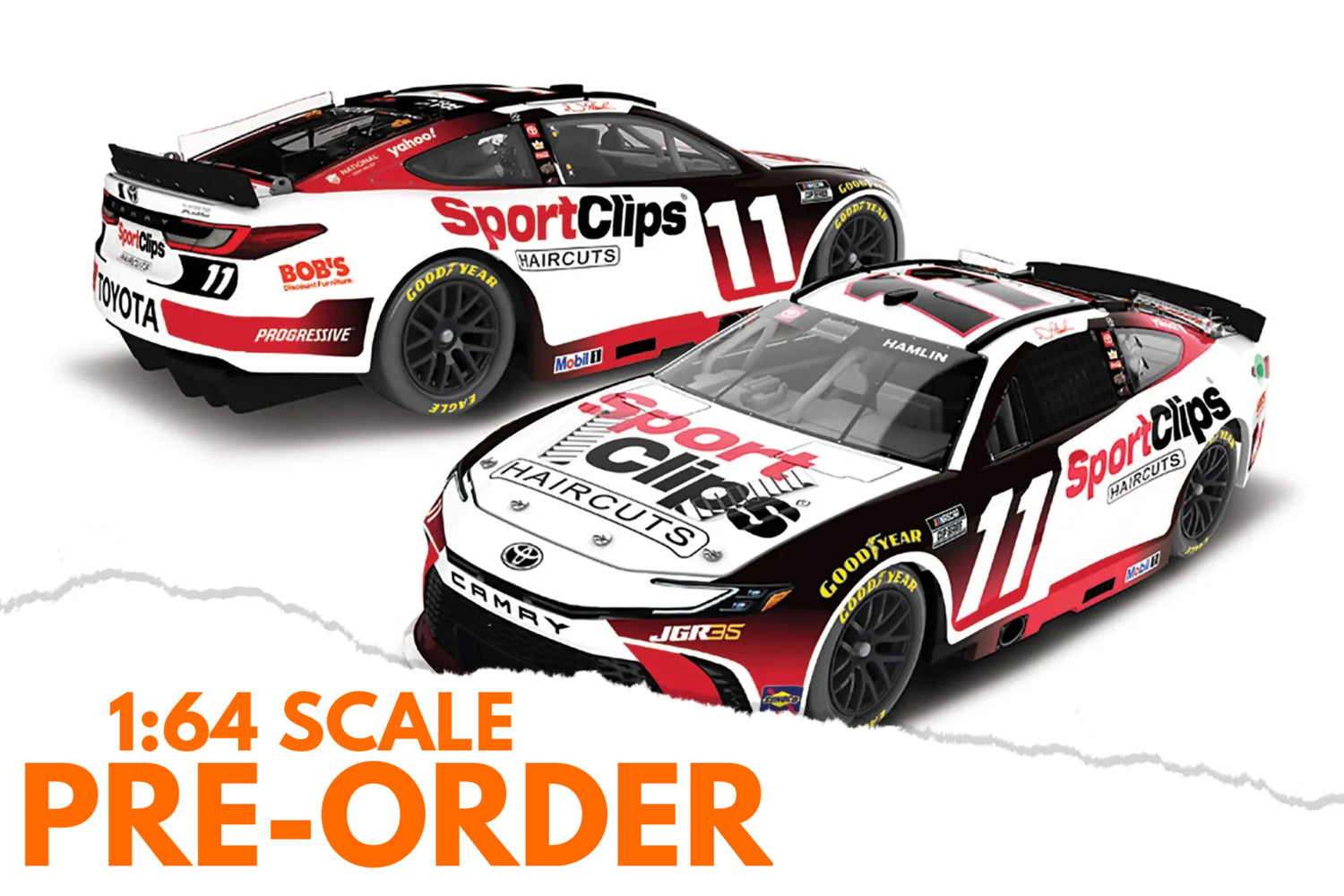 2026 Denny Hamlin 1:64 Sport Clips Diecast