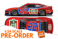 2026 Joey Logano 1:24 Hunt Brothers Pizza Red NASCAR COLOR CHROME Diecast