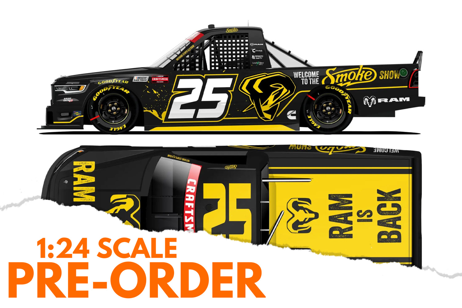 2026 Tony Stewart 1:24 Ram Trucks NASCAR Diecast