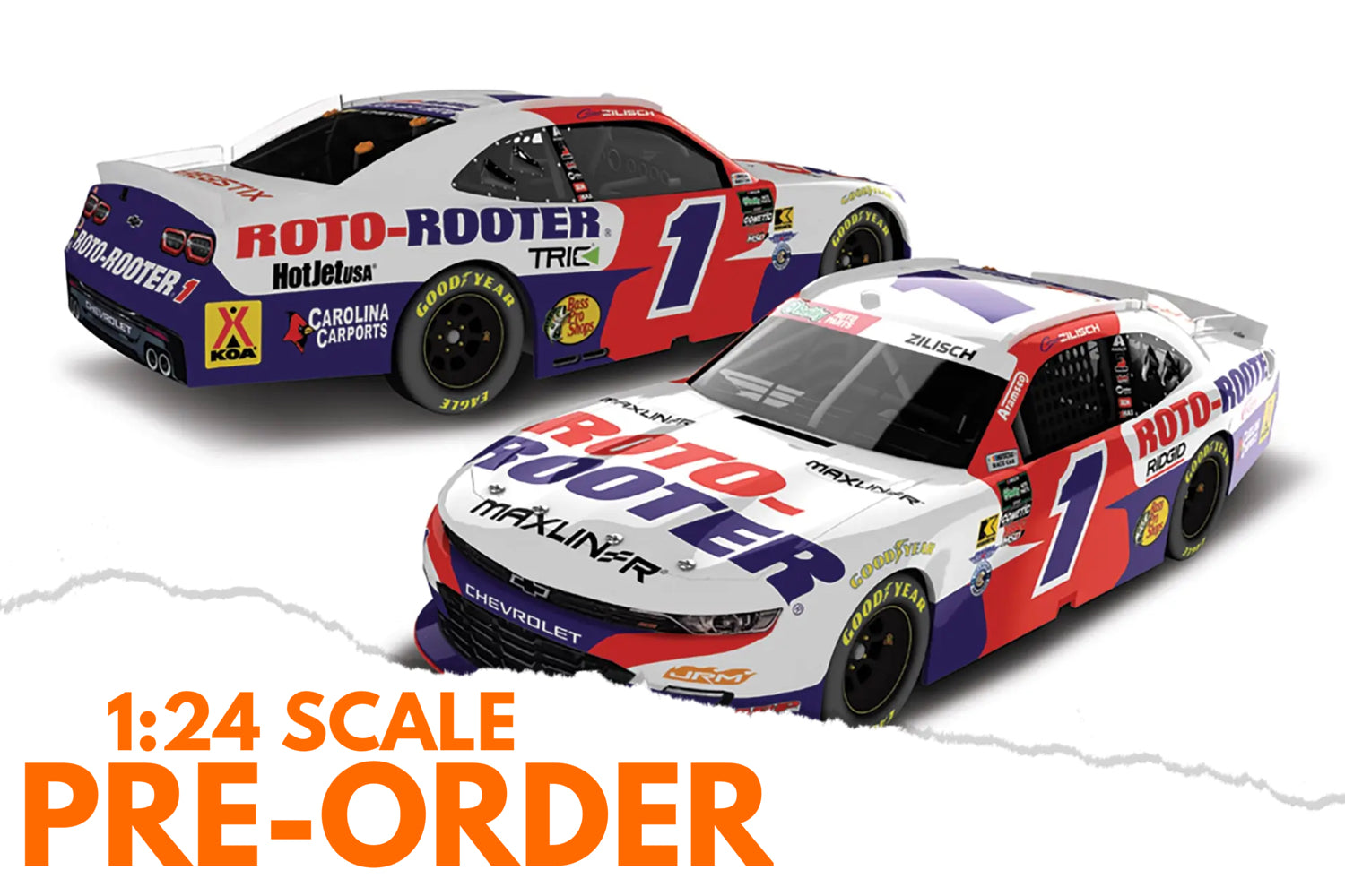2026 Connor Zilisch 1:24 Roto-Rooter Diecast