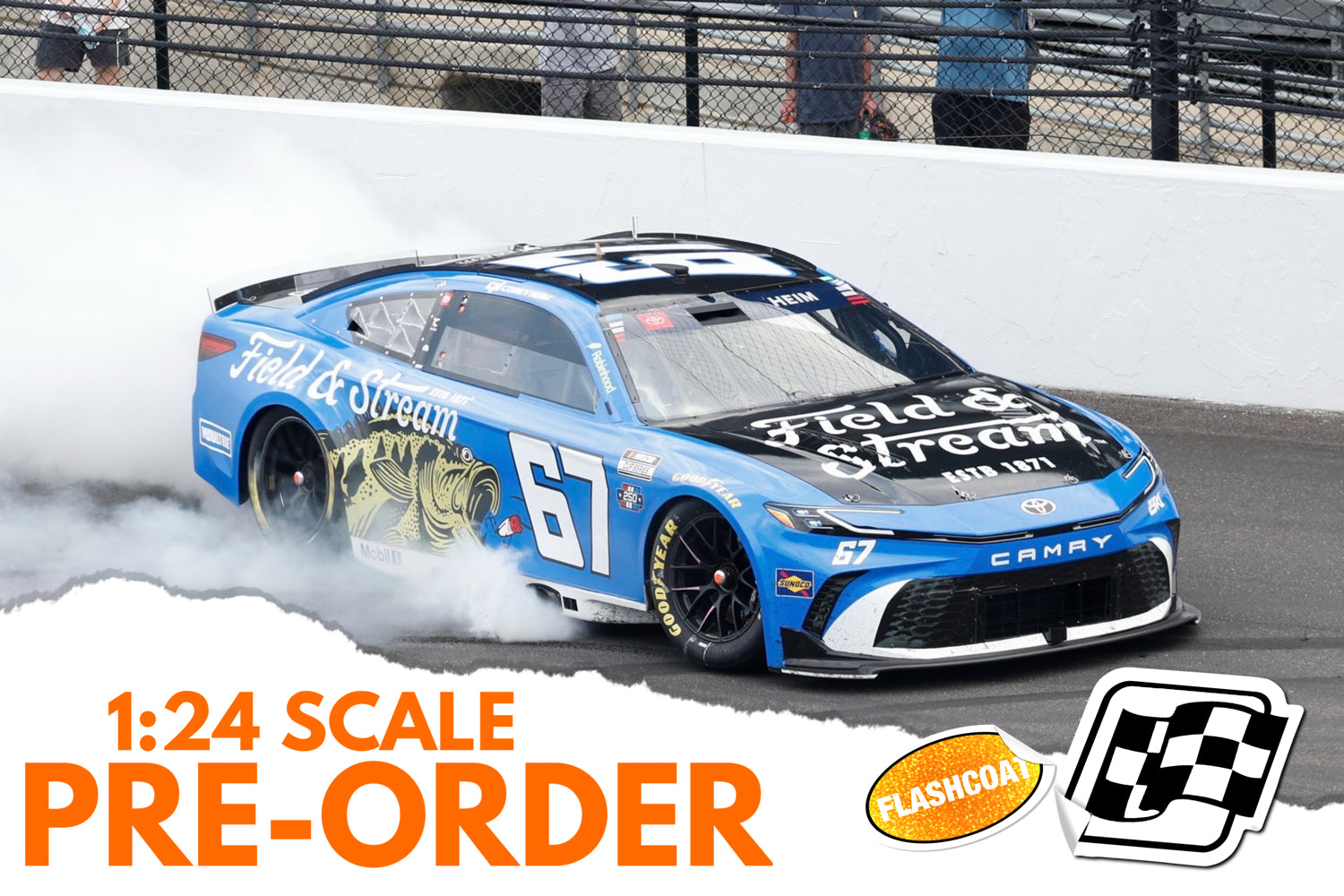 2026 Corey Heim 1:24 Field and Stream Indianapolis Race Win FLASHCOAT Diecast