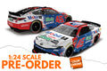 2026 Tyler Reddick 1:24 Mobil 1 / O'Reilly Patriotic COLOR CHROME Diecast