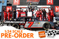 2026 Justin Allgaier 1:24 Carolina Carports Pocono Race Win COLOR CHROME Diecast