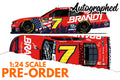 2026 Justin Allgaier 1:24 Brandt Patriotic AUTOGRAPHED NASCAR Diecast