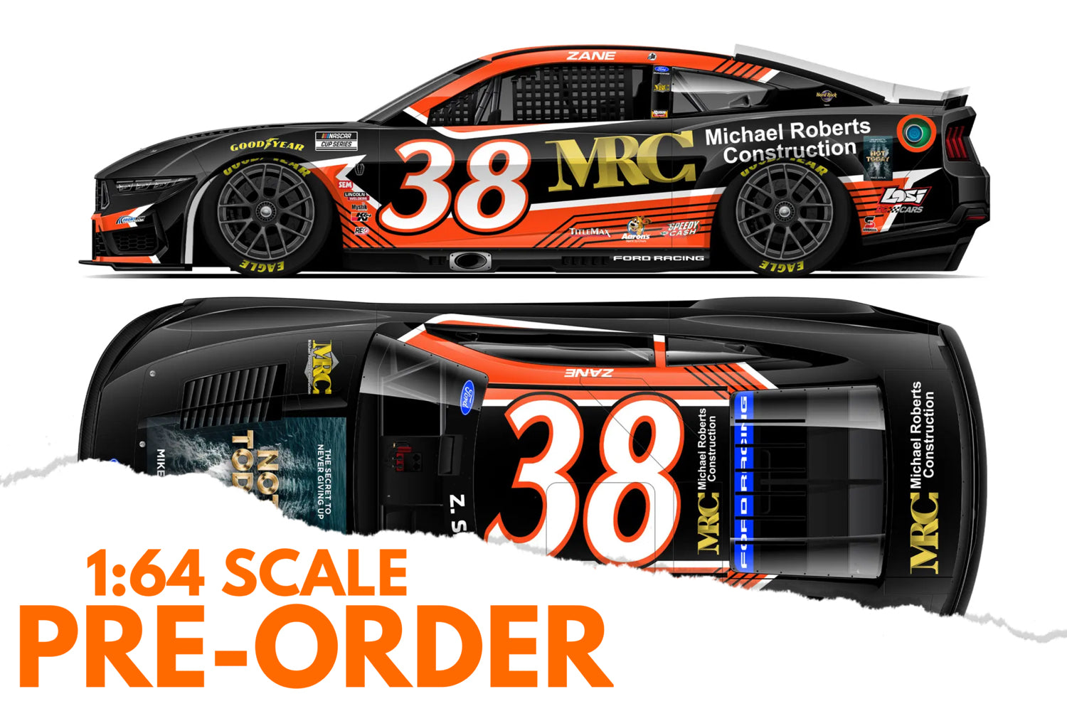 2026 Zane Smith 1:64 Michael Roberts Construction / "Not Today" NASCAR Diecast