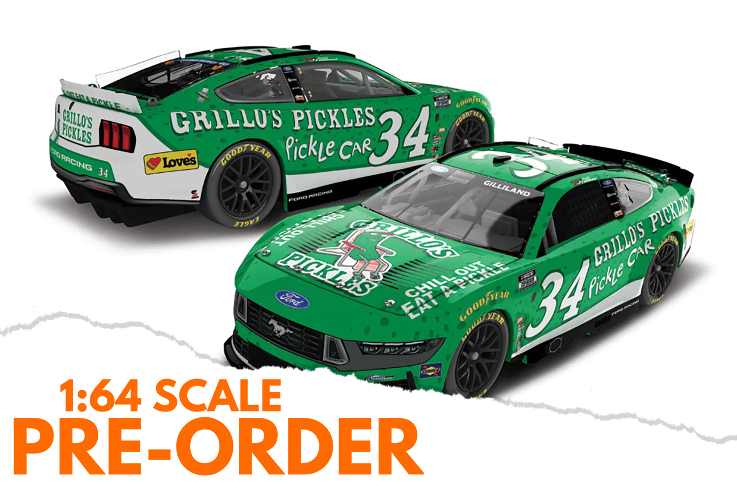 2026 Todd Gilliland 1:64 Grillo's Pickles Diecast