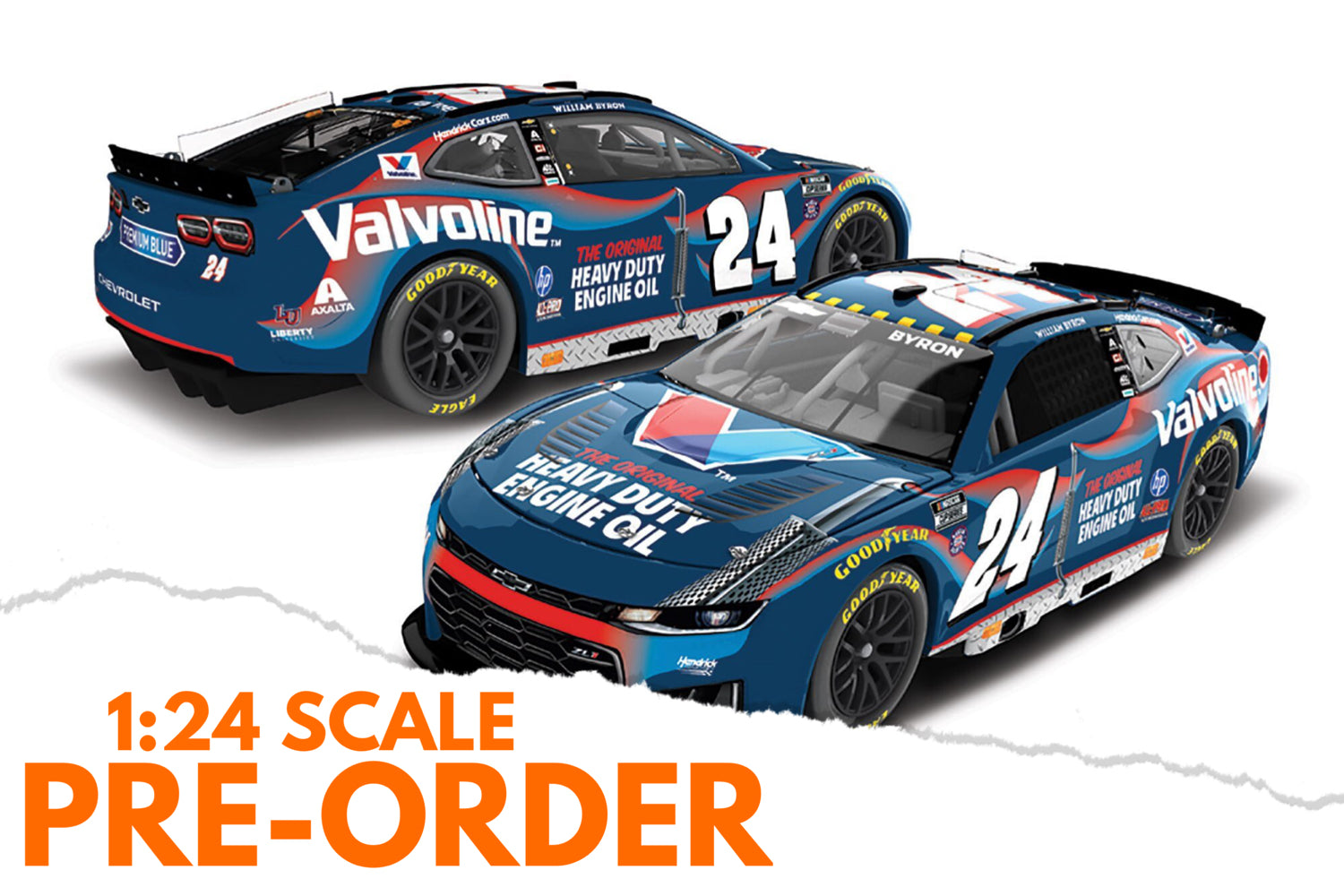 2026 William Byron 1:24 Valvoline Heavy Duty Diecast