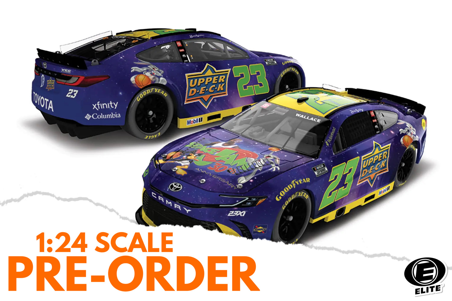 2026 Bubba Wallace 1:24 Upper Deck / Space Jam ELITE NASCAR Diecast