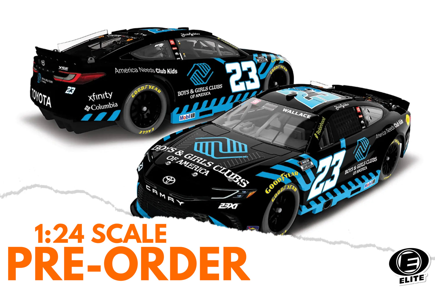 2026 Bubba Wallace 1:24 Boys & Girls Club of America ELITE Diecast