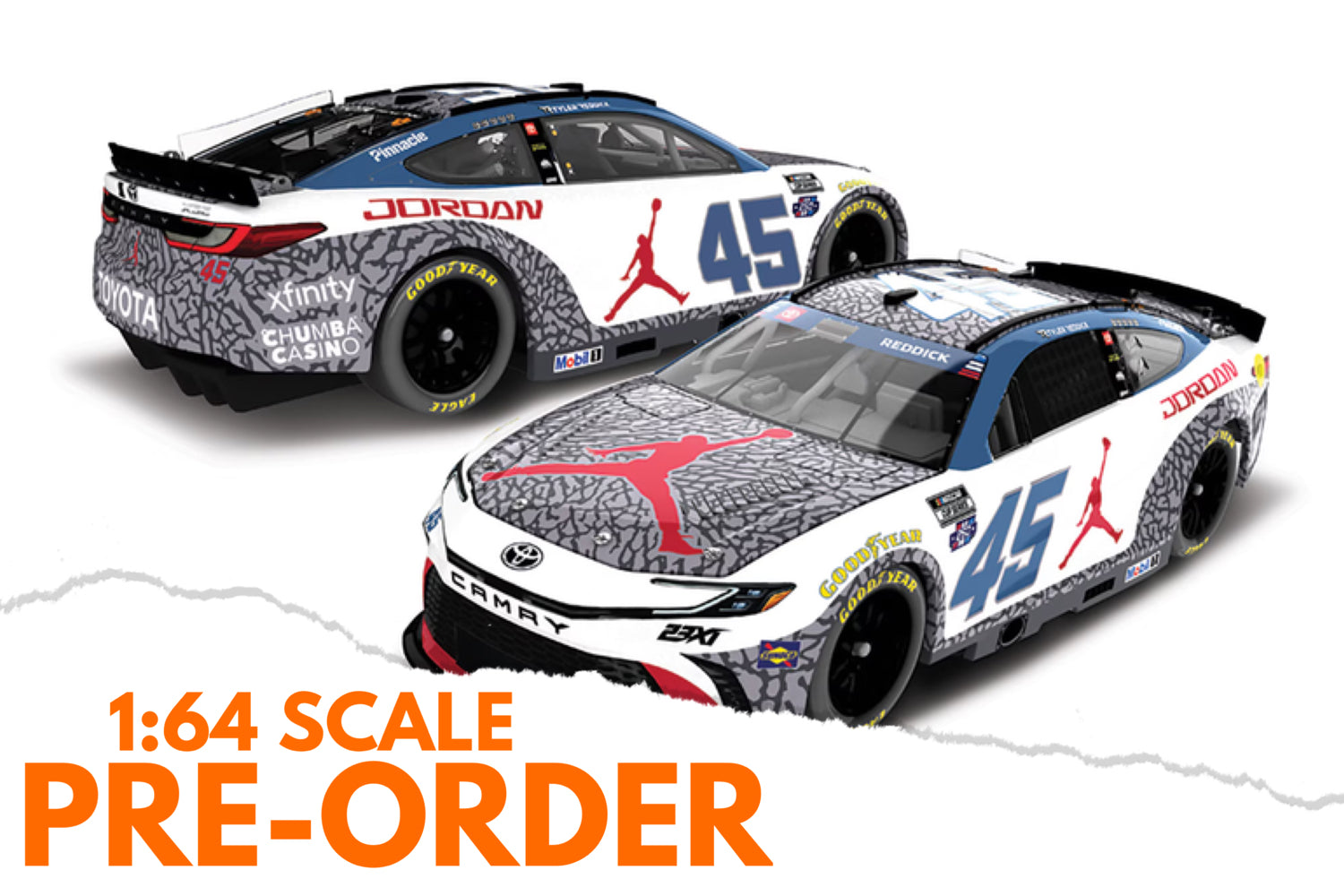2026 Tyler Reddick 1:64 Jordan Brand Chicago NASCAR Diecast