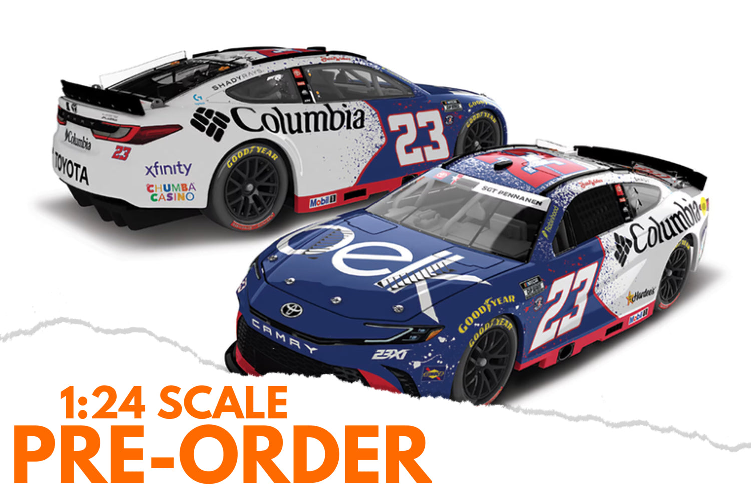 2026 Bubba Wallace 1:24 Columbia Belk Patriotic NASCAR Diecast