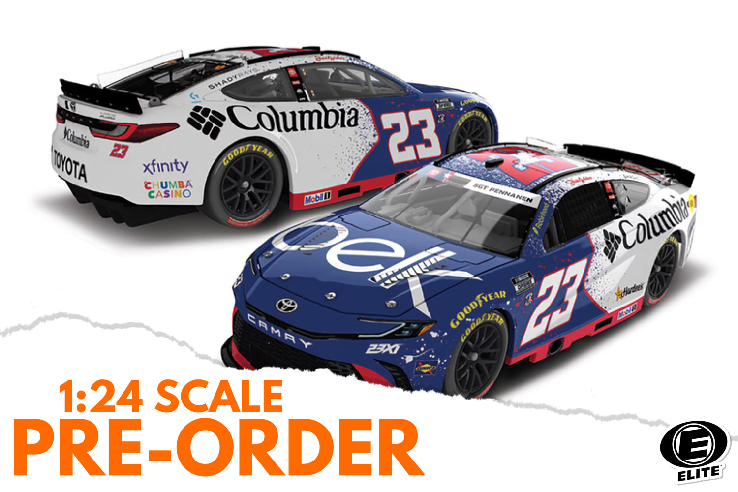 2026 Bubba Wallace 1:24 Columbia Belk Patriotic ELITE NASCAR Diecast