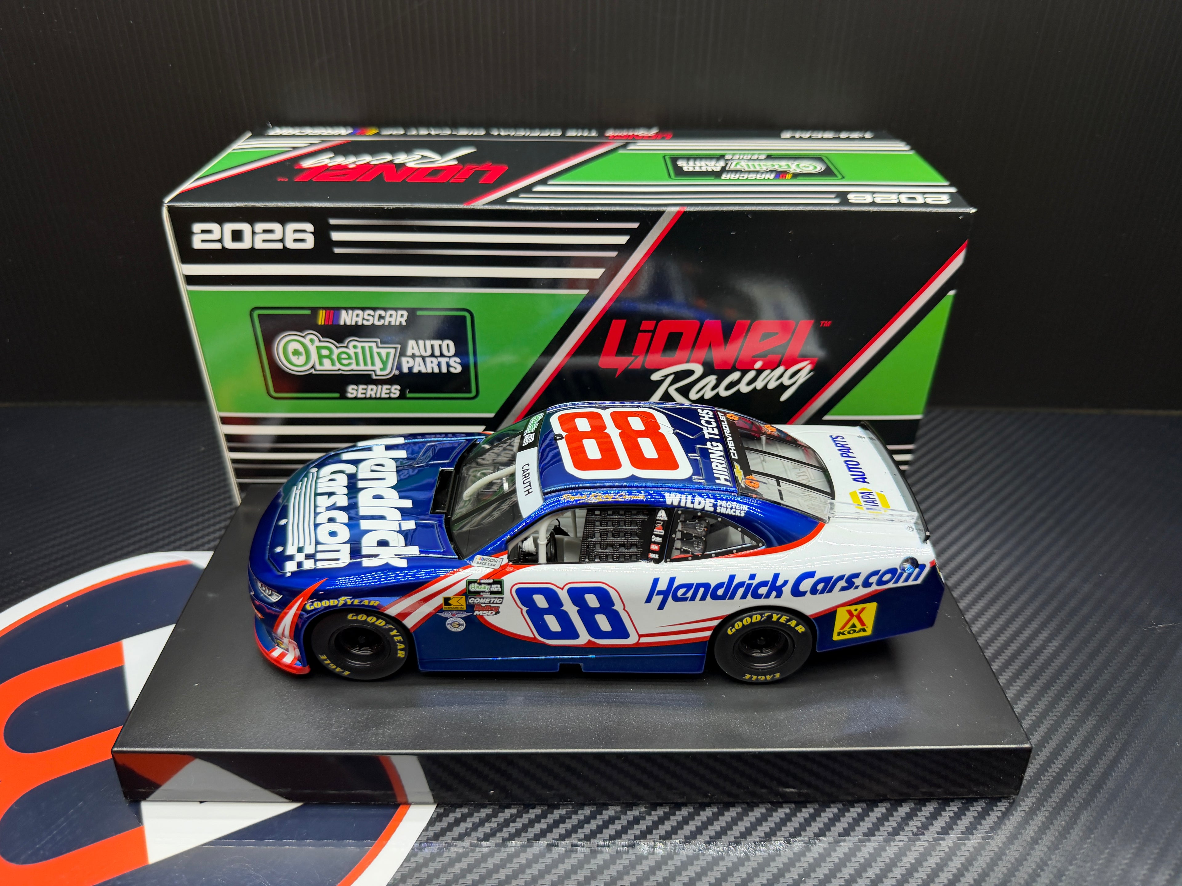 2026 Rajah Caruth 1:24 HendrickCars COLOR CHROME Diecast